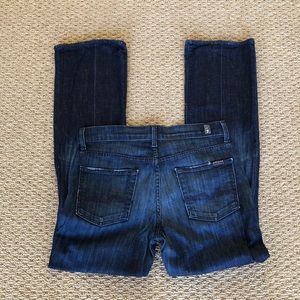 7 For all Mankind High Waist Bootcut Jeans-Short